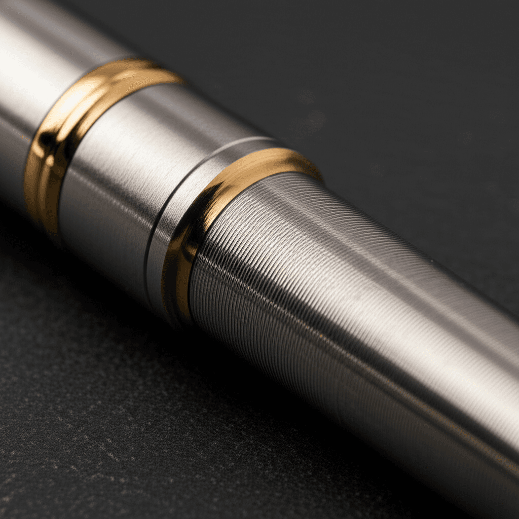 Stainless Steel Fountain Pen thumbnail 2